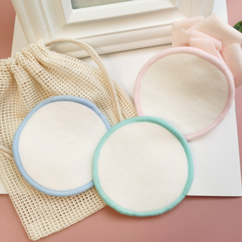 Tampon de coton cosmétique rond réutilisable pour les soins de la peau