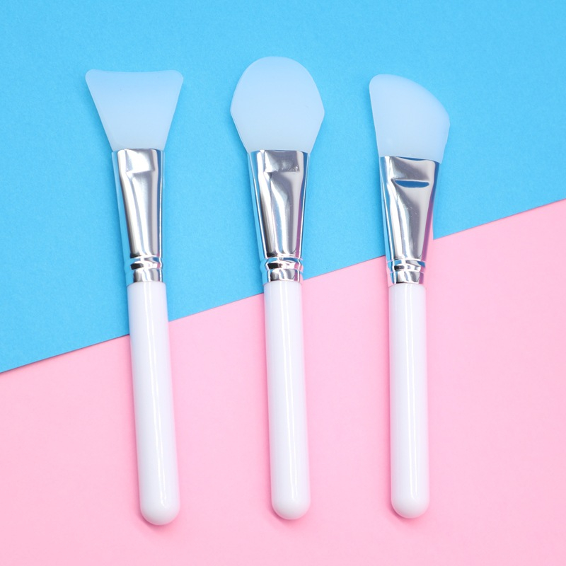 Spatule cosmétique réutilisable pour le soin du visage blanc