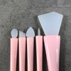 Ensemble de pinceaux de maquillage végétaliens 5pcs pinceaux cosmétiques